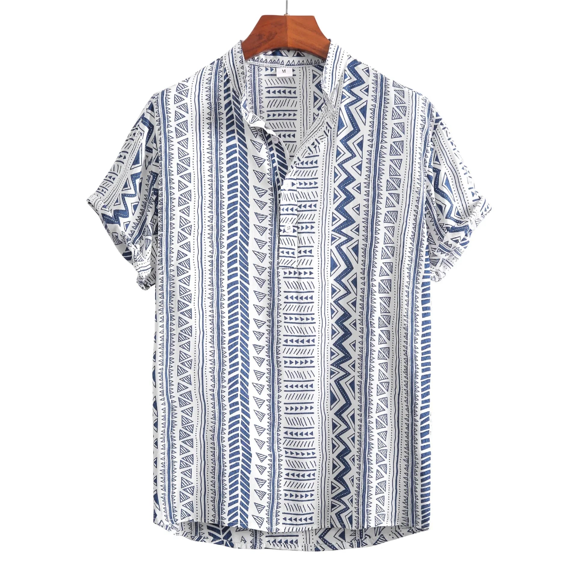 SunDrift™ Men's Graphic Striped Shirt – Summer Streetwear Top