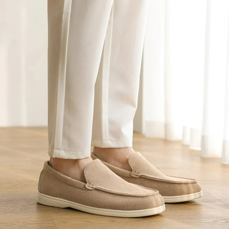 LondonWalk™ – Men’s Suede Leather Slip-Ons