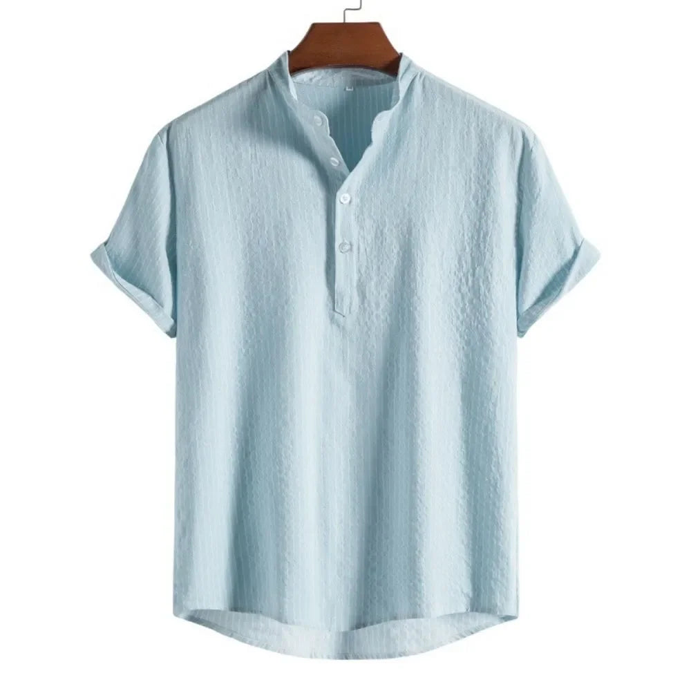 SunDrift™ Men's Graphic Striped Shirt – Summer Streetwear Top