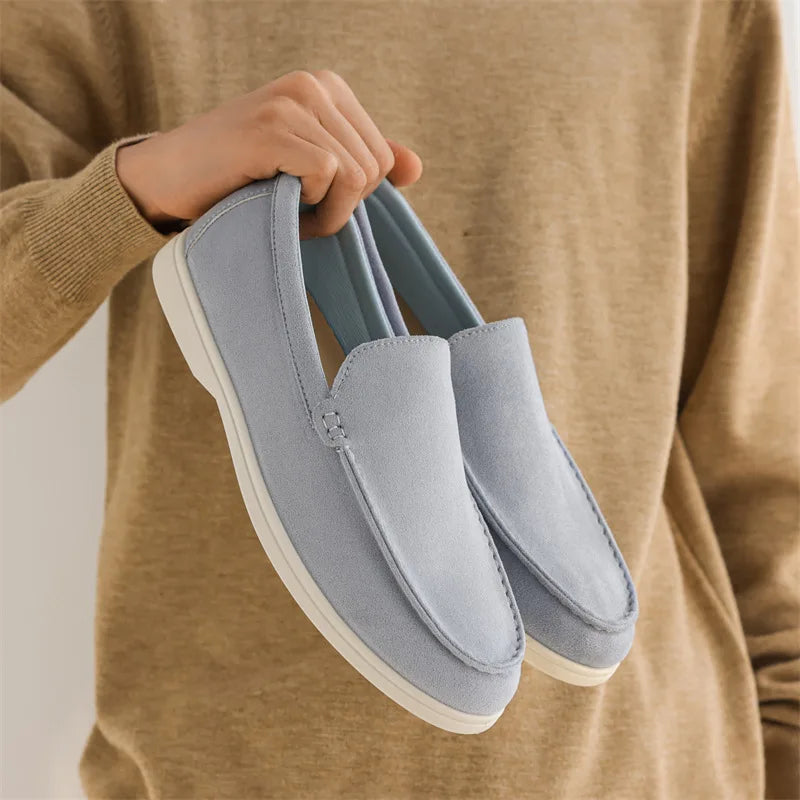 LondonWalk™ – Men’s Suede Leather Slip-Ons
