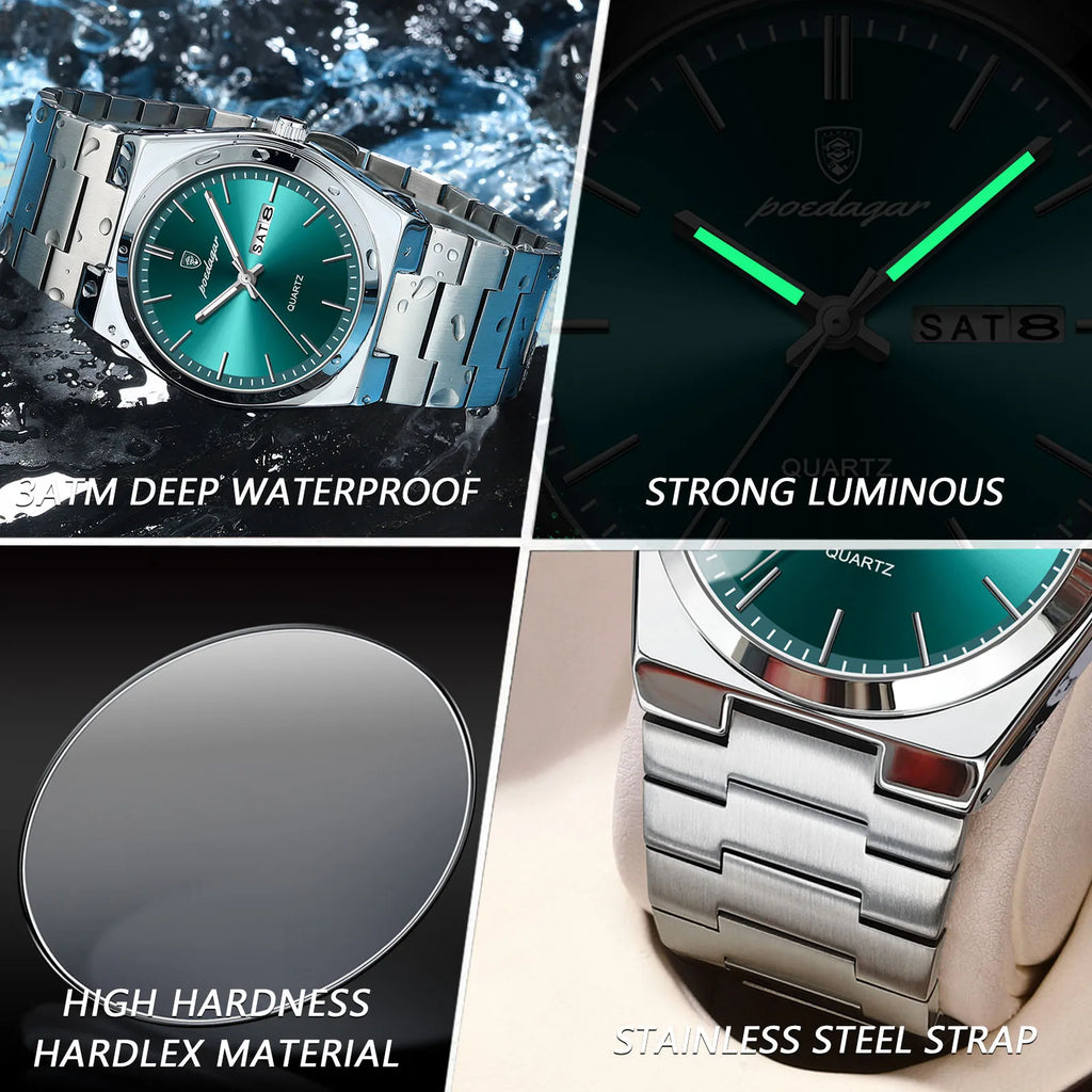 ChronoForge™ – Men’s Luxury Sport Watch | Waterproof & Luminous