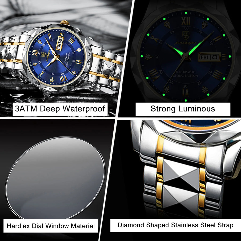 PrestigeX™ – Men’s Sport Watch | Elegant, Durable, Powerful