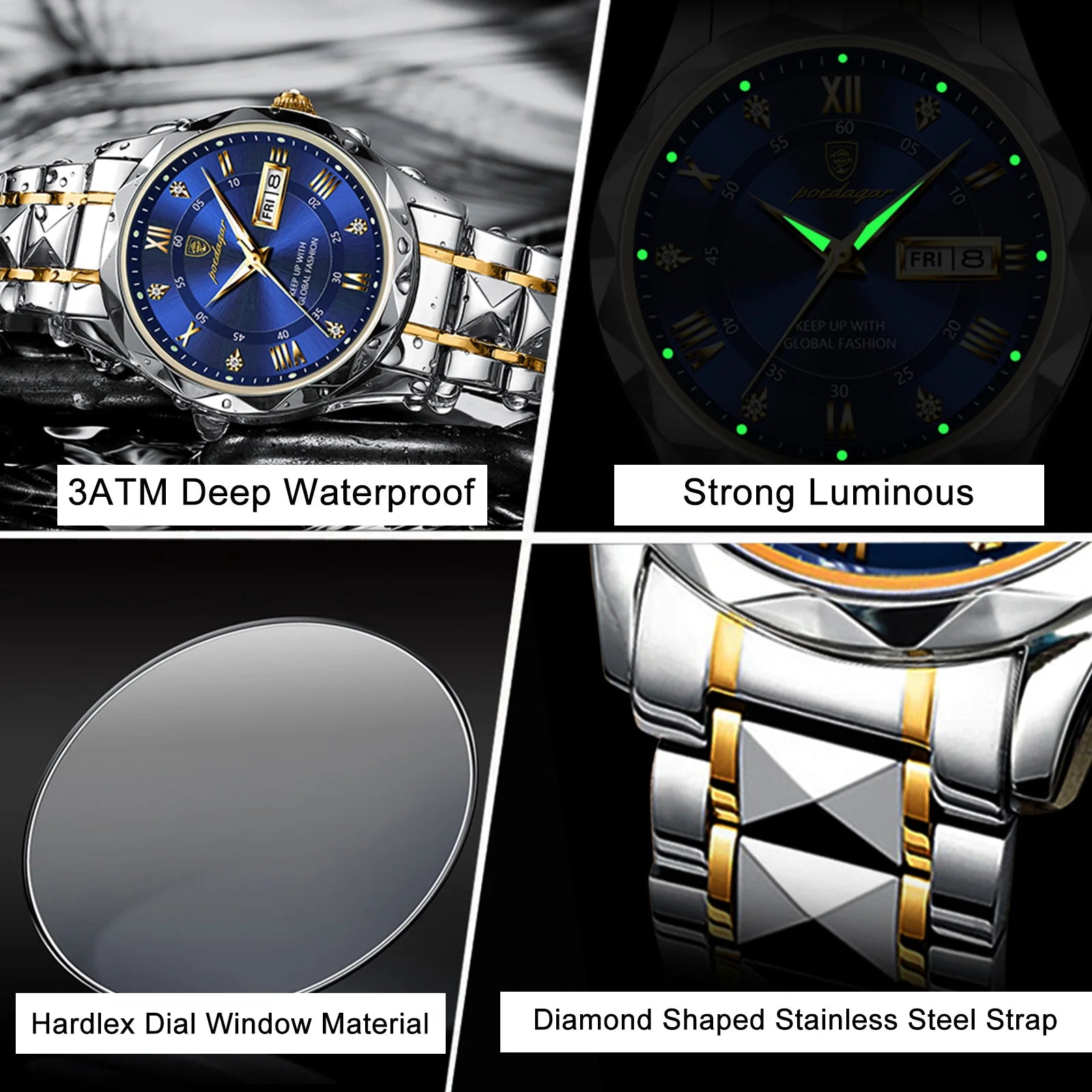 PrestigeX™ – Men’s Sport Watch | Elegant, Durable, Powerful