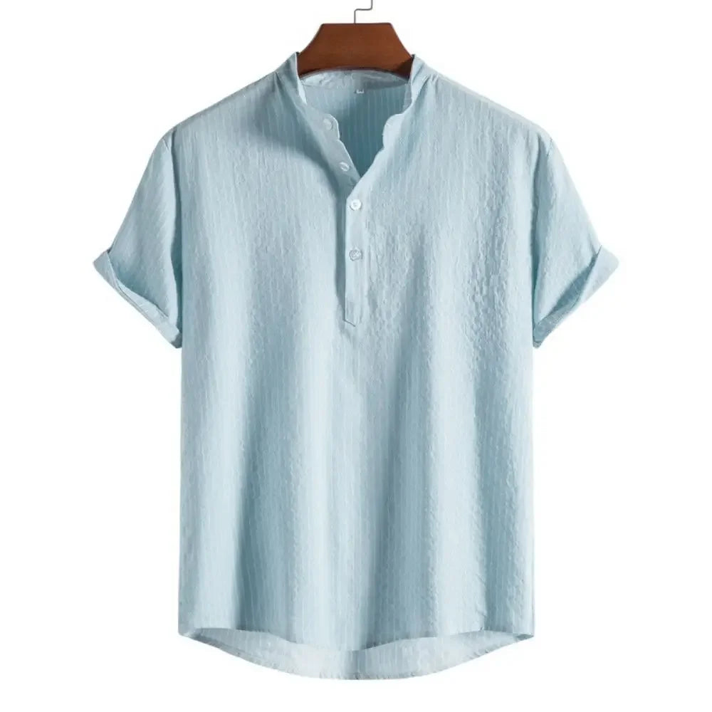 SunDrift™ Men's Graphic Striped Shirt – Summer Streetwear Top