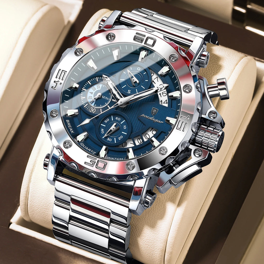 ImperiumTime™ – Men’s Luxury Chronograph Watch | Waterproof & Luminous