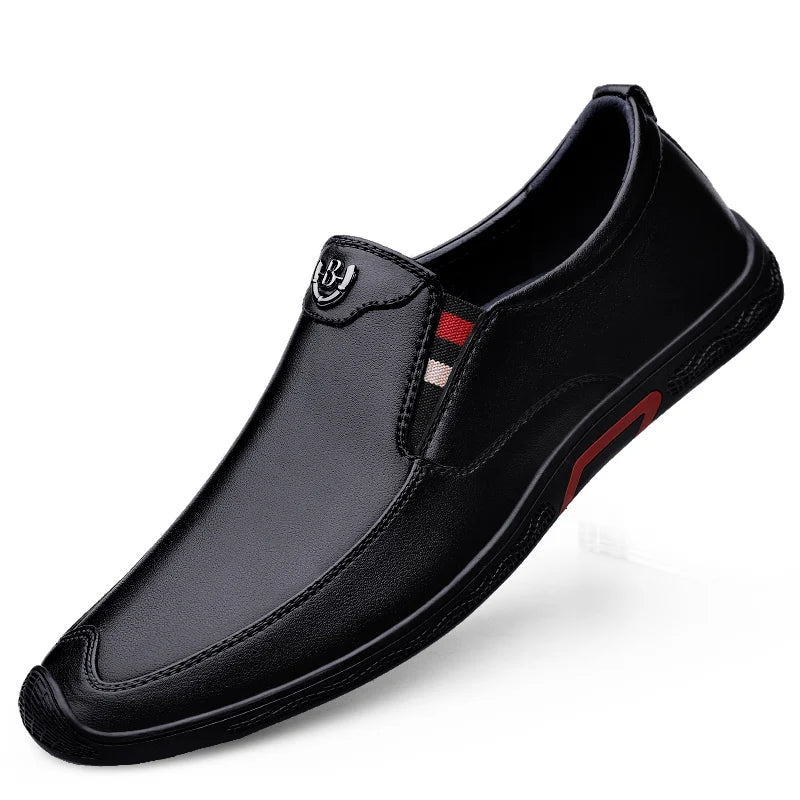 NobleWalk™ – Premium Leather Slip-On Loafers