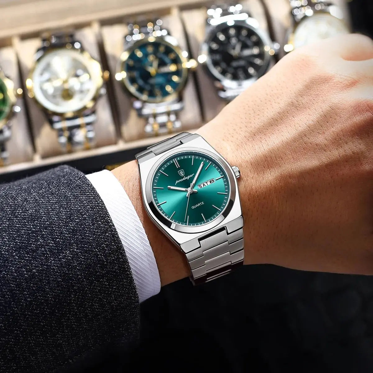 ChronoForge™ – Men’s Luxury Sport Watch | Waterproof & Luminous