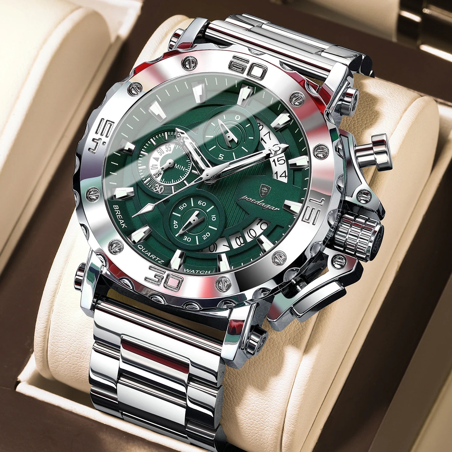ImperiumTime™ – Men’s Luxury Chronograph Watch | Waterproof & Luminous