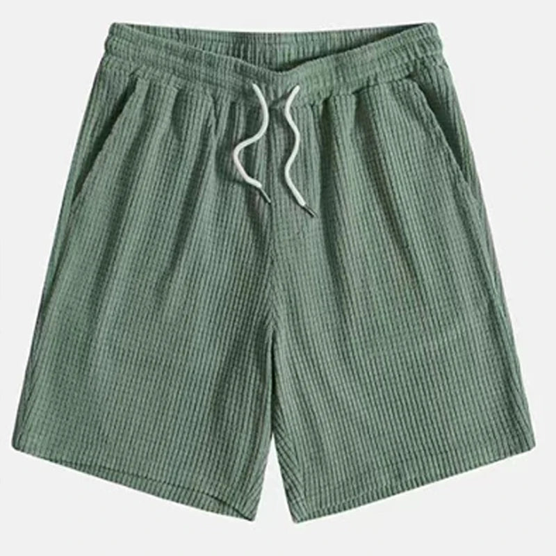 RetroEase™ – Short Sleeve Corduroy Suit for Men