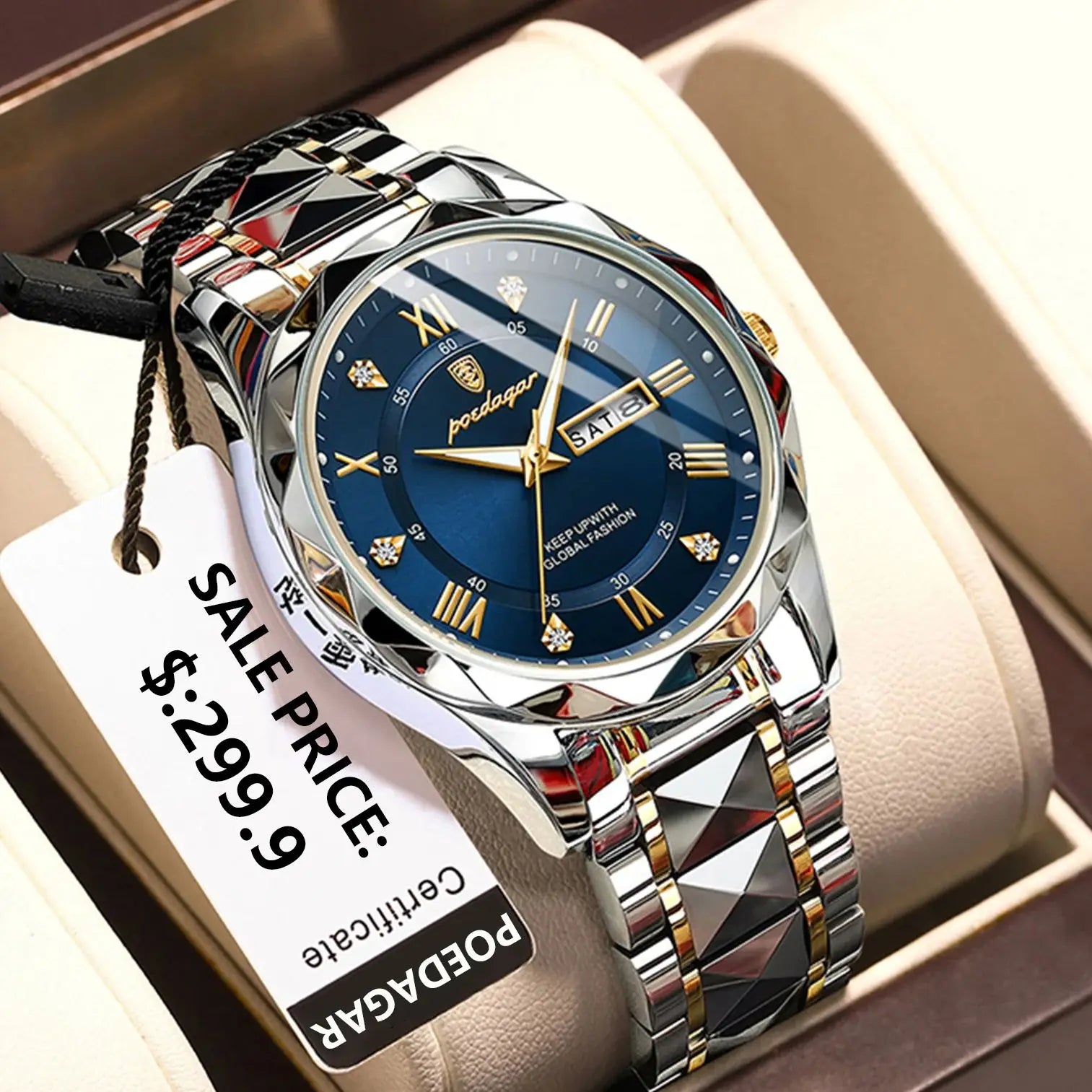 PrestigeX™ – Men’s Sport Watch | Elegant, Durable, Powerful